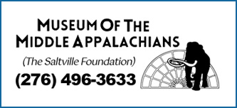 Museum of the Middle Appalachians - The Saltville Foundation - 276-496-3633 - logo blue outline